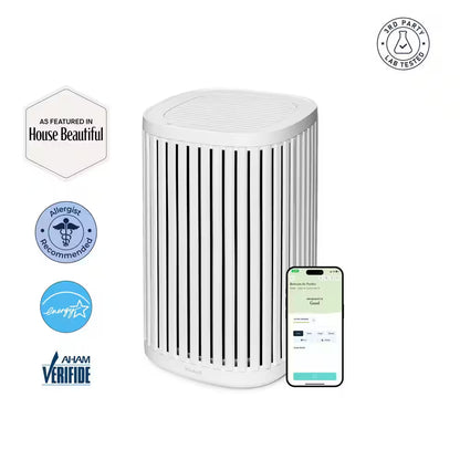 The Air Purifier 3-In-1, Ultra-Quiet, Medical Grade, True HEPA Filter, AHAM Verifide, up to 975 Sq Ft, in White
