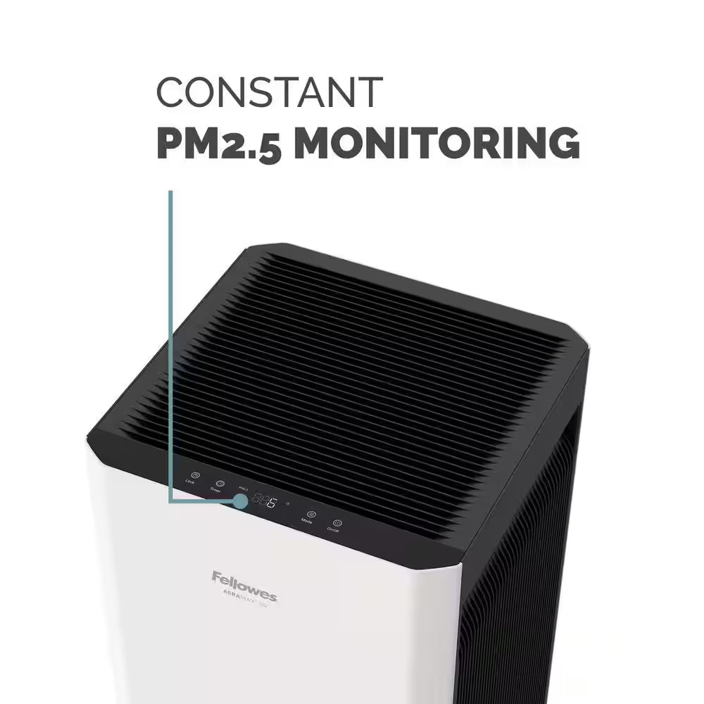 Aeramax SV True HEPA Large Room Tower Air Purifier 1,500 Sq. Ft. for Allergies, Asthma and Odor, ENERGY STAR
