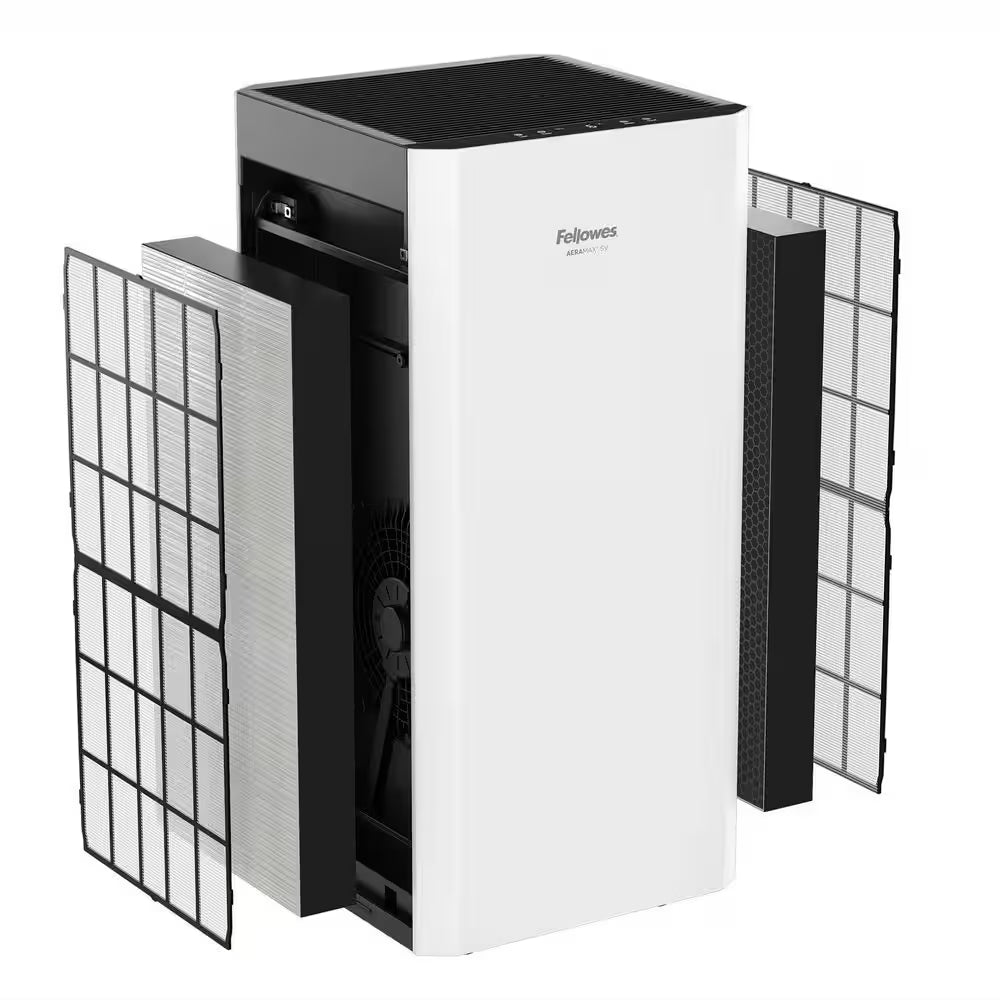 Aeramax SV True HEPA Large Room Tower Air Purifier 1,500 Sq. Ft. for Allergies, Asthma and Odor, ENERGY STAR